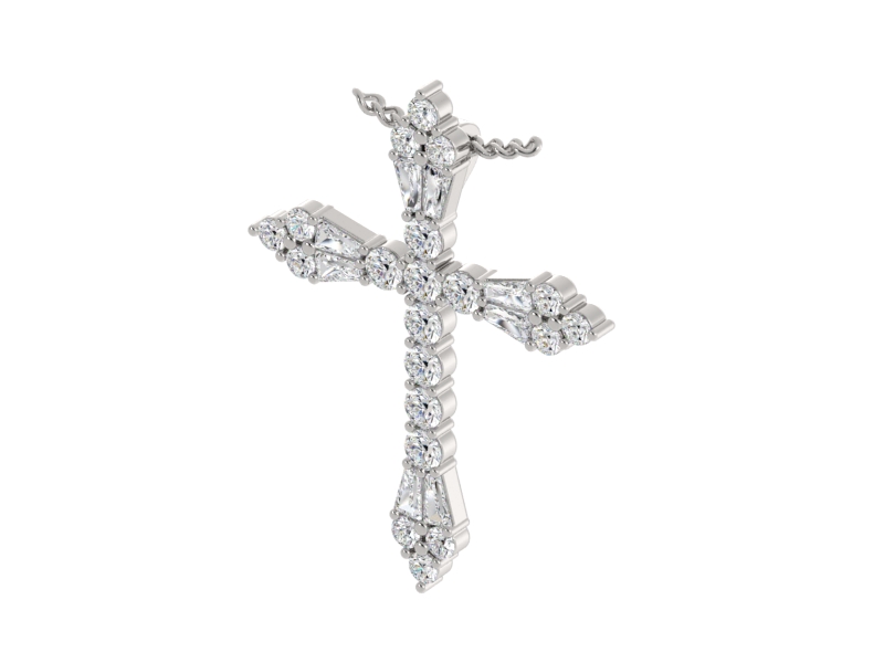 Diamond Cross Pendant
